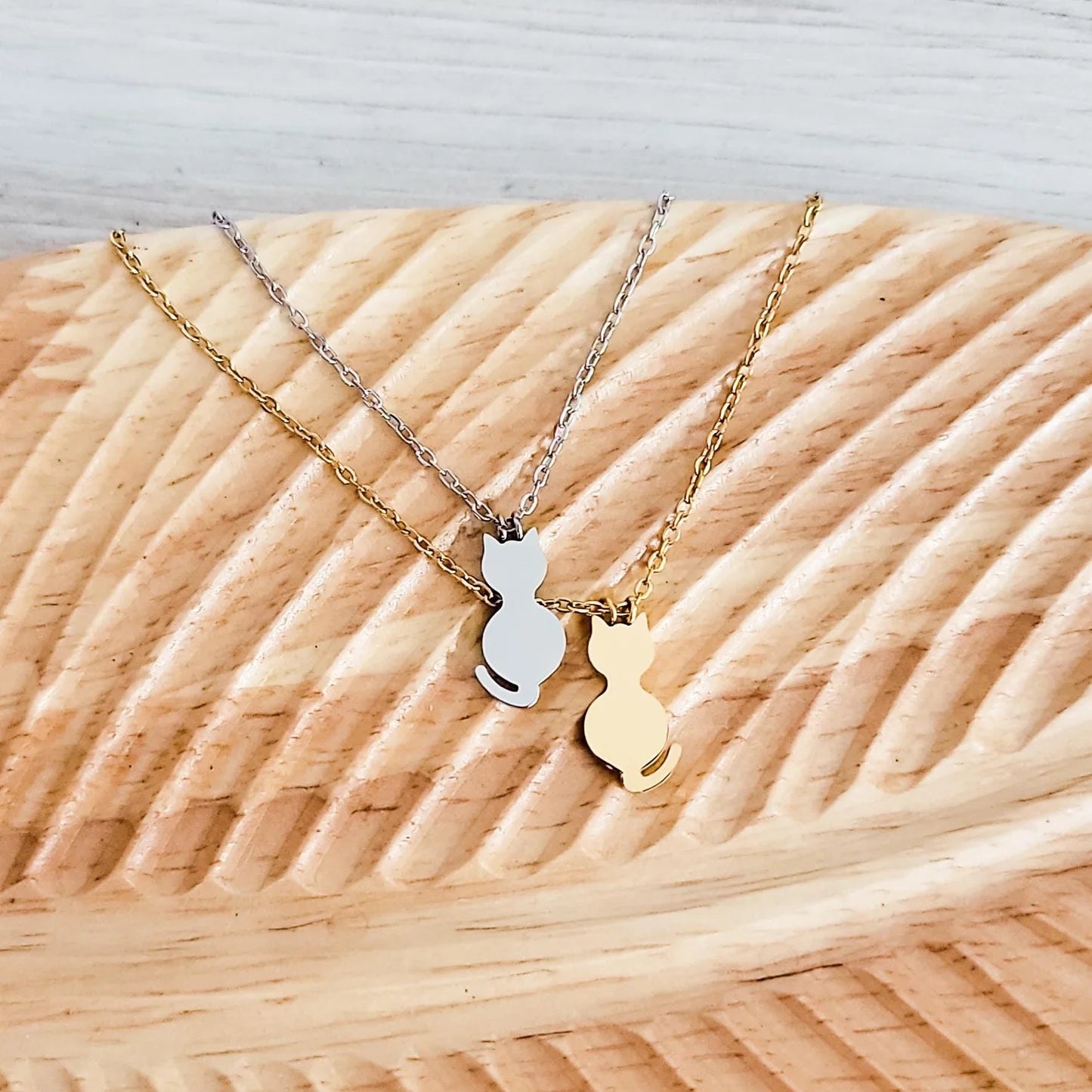 Cat Necklace Metal Blank #96