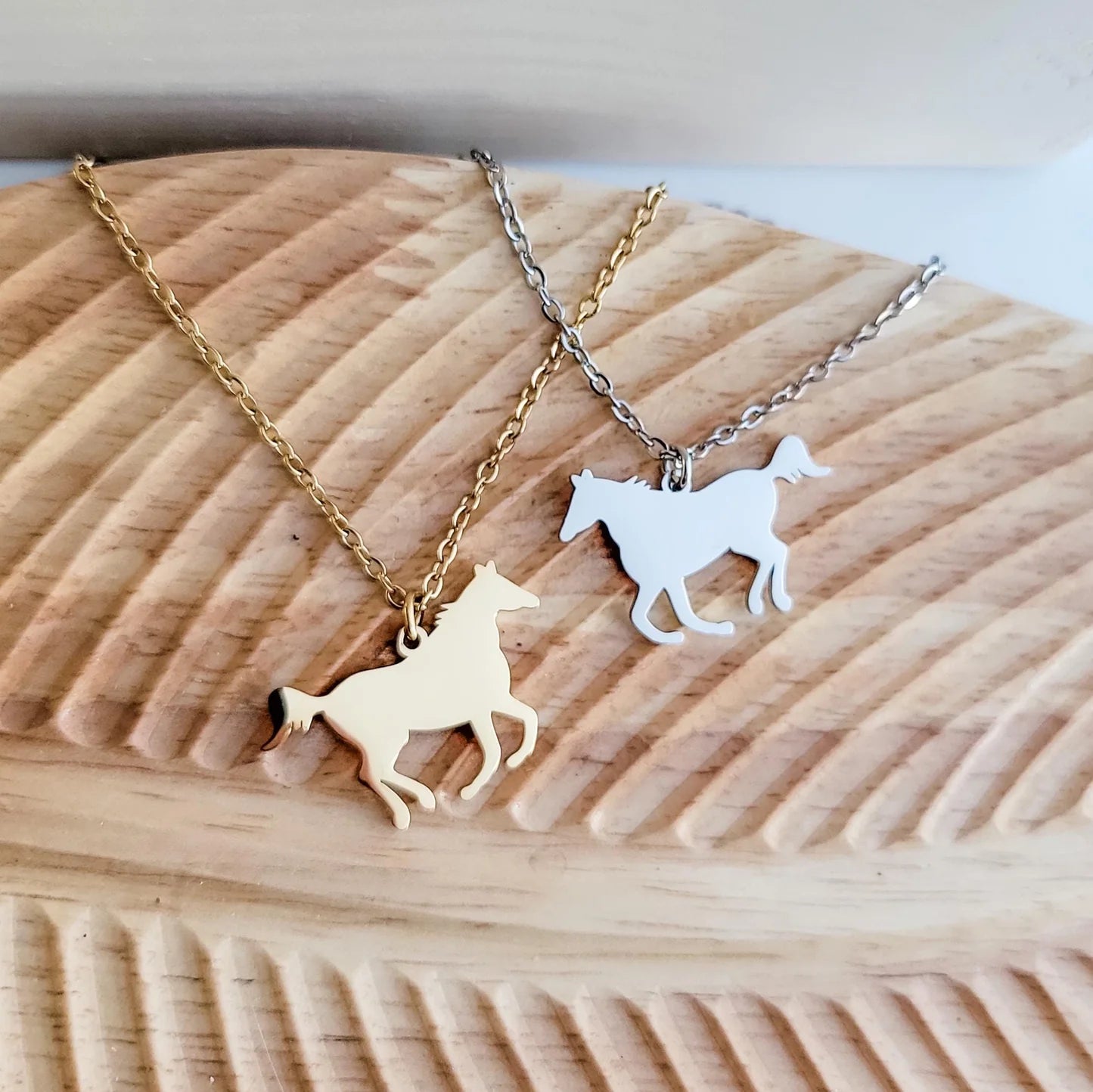 Horse Pendant Metal Blank #109