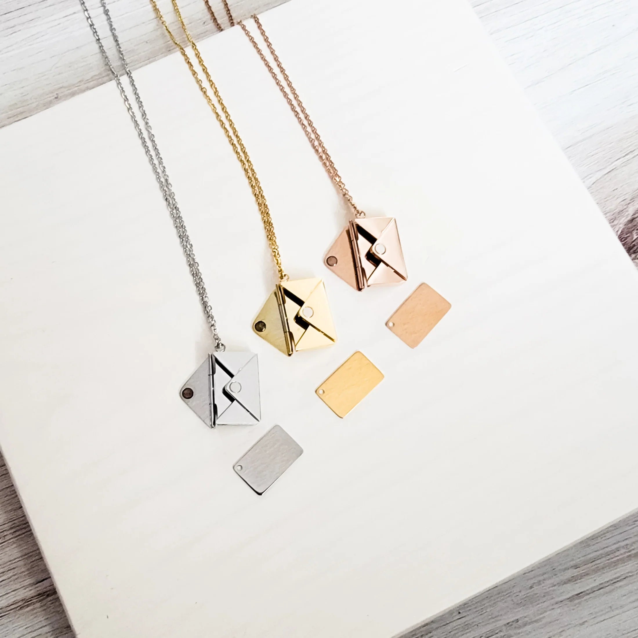 Secret Letter Necklace Metal Blank #26